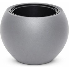 Omnipazar So-Kurs3 Küre Dekoratif Yuvarlak Iç Kovalı Saksı 62 Litre No: 3