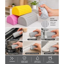 EUROLUXE 3 Adet Sihirli Sünger Duster Nemli Toz Alma/araba Silme/çok Fonksiyonlu Temizleme Süngeri