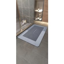 RSC Marketim Su Emici Paspas Şık Tasarım Paspası Kaymaz 50*70 cm Tabanlı Süper Su Emici Özel Yapı