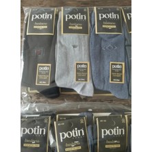 Erkek Mevsimlik Uzun Çorap 12'li Paket (Üzerindeki Ufak Desenler Farklılık Gösterebilir)