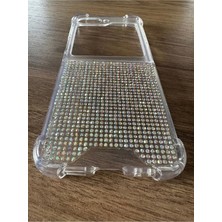 Case Collection Samsung Galaxy Flip 6 Uyumlu Diamonds Taşlı Kapak Korumalı