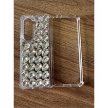 Case Collection Samsung Galaxy Uyumlu Fold 6 Kristal Taşlı Telefon Kılıfı