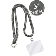 Karaner Taşlı Telefon Askısı Gökkuşağı Boyun Askısı