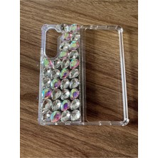Case Collection Samsung Galaxy Uyumlu Fold 6 Kristal Taşlı Telefon Kılıfı