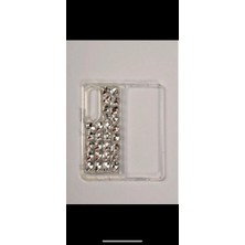 Case Collection Samsung Galaxy Fold 7 Uyumlu Slikon Korumalı Taşlı Telefon Kılıfı