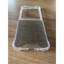 Case Collection Samsung Galaxy Flip 6 Uyumlu Diamonds Taşlı Kapak Korumalı
