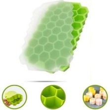 Eco Lounge Yumurcak Shop® 37 Bölmeli Slikon Petek Şeklinde Buz Kalıbı