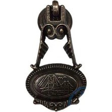 Senka Dekoratif Zamak Sarkaç Küçük Kulp - 30X63MM, Eskitme, 1 Adet