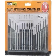 Alpotekno® 16 Parça Hassas Tornavida Seti Saatçi ve Telefoncu Tornavidası