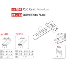 Apr Apere Köprü Aparatı Bindirmeli 30X13MM / Apr 121-KB