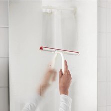IKEA Cam Silme Aparatı Genişlik 25 cm Camsil Tezgah Üstü Çekçek Beyaz Araç Cam Silici Plastik Uzunluk 20 cm