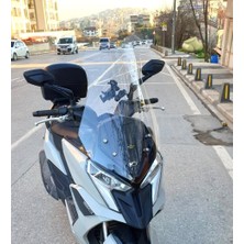 Motocam Kymco Dink R 150 Ön Cam 2023-2026 Model 68CM Şeffaf Renkli 4mm