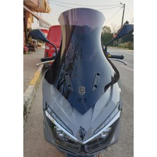 Motocam Mondial Strada 125 Ön Cam 2023-2026 Model 75CM Siyah Renkli 4mm Uzun