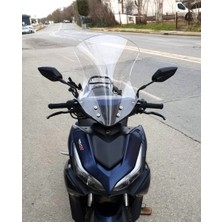 Motocam Küba Arome 125 Ön Cam 2023-2026 Model 54CM Şeffaf Renkli Sportif