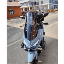 Motocam Küba Chia 125 Ön Cam 2023-2026 Model 65CM Siyah Renkli 4mm Orta Boylu
