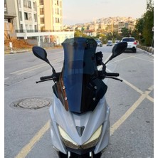 Motocam Motolüx Mtx 125 Ön Cam 2022-2026 Model 65CM Siyah Renkli 4mm Orta Boylu