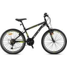 Geroni Magnum - 24" - Mtb - 13' - 21 Vites - V.b - Mat Siyah-Gri/yeşil