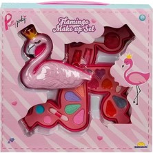 Esranın Dünyası 2599 Flamingo Şekilli 3 Katlı Makyaj Güzellik Seti RSPRD34-ESRDNS
