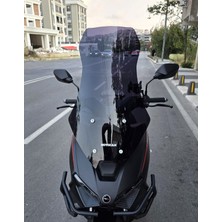 Motocam Rks Lince 125 Ön Cam 2021-2026 Model 75CM Siyah Renkli 4mm Uzun