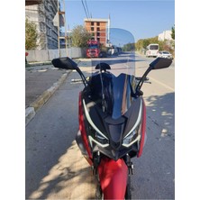 Motocam Ariic Chief 318 Ön Cam 2023-2026 Model 75CM Füme Renkli 4mm Uzun