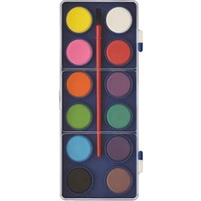 Hakay 12 Renkli Sulu Boya Seti - Çocuklar Için Güvenli