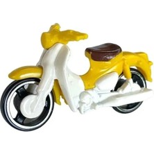 Hakay Hot Wheels - Honda Super Cub - Hw Moto 3/5 - HKK32 - Short Card - Motosiklet - Sarı - Mattel 2023
