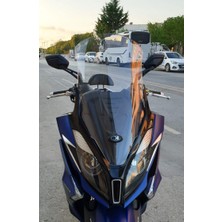 Motocam Kymco Downtown 250I Ön Cam 2016-2026-2026 Model 78CM Şeffaf Renkli 4mm Uzun