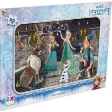 Hakay 24 Parça Frozen Temalı Puzzle, Eğlenceli Oyun Deneyimi