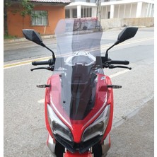 Motocam Rks Reale 125 Ön Cam 2023-2026 Model 65CM Füme Renkli 4mm Orta Boylu