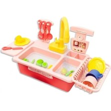 Hakay Gerçek Su Akan Mutfak Lavabo Seti, 28 Parça Aksesuarlı