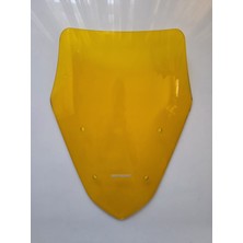 Motocam Mondial Ressivo 250 Ön Cam 2023-2026 Model 43CM Sarı Renkli Sportif