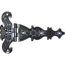 Senka Dekoratif, Tek Kuyruklu Menteşe - 69X102 Mm, Büyük, Eskitme, 100 Adet