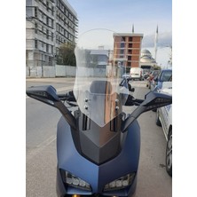Motocam Yuki Huracan 250 Ön Cam 2022-2026 Model 62CM Şeffaf Renkli 4mm
