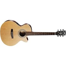 Hakay Open Pore Solak Elektro Akustik Gitar, Cort Modeli