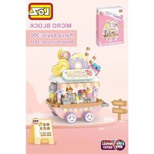 Hakay Donut Arabası 300 Parça Oyuncak Yapım Seti - Loz Micro Block