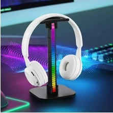 Hakay Rgb Aydınlatmalı Masaüstü Oyun Kulaklık Standı, Düzenli Kullanım Için Ideal