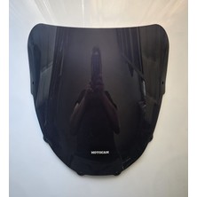 Motocam Kawasaki Zzr 1100 D Ön Cam 1993-2001 Model 40CM Siyah Renkli 4mm