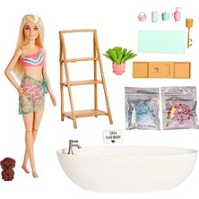 Hakay Barbie'nin Spa Günü Oyun Seti, Kişisel Bakım ve Sağlıklı Yaşam Temalı