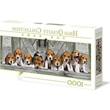 Hakay 1000 Parça Yetişkin Puzzle – Beagle Temalı Panorama