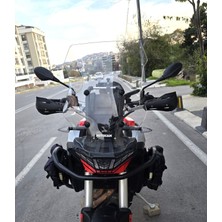Motocam Aprilia Tuareg 660 Ön Cam 2022-2026 Model 58CM Şeffaf Renkli 4mm