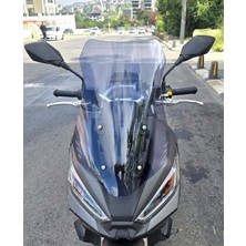 Motocam Falcon Trex 188 Ön Cam 2022-2026 Model 55CM Füme Renkli 4mm Kısa