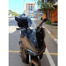 Motocam Yuki Adventure 150 Ön Cam 2023-2026 Model 78CM Şeffaf Renkli 4mm Uzun