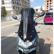 Motocam Sym Adx 125 Ön Cam 2023-2026 Model 62CM Siyah Renkli 4mm Uzun