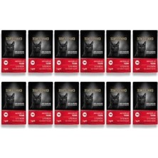 Hakay 85 gr x 12 Adet Sığır Etli Yetişkin Kedi Yaş Maması