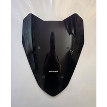 Motocam Voge Sr3 Ön Cam 2023-2026 Model 40CM Siyah Renkli 4mm Sportif