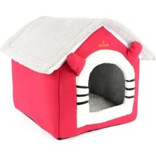 Hakay Katlanabilir Kedi Evi ve Küçük Irk Köpek Yatağı, Fermuarlı
