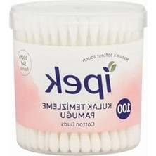 Hakay 100 Adet %100 Hidrofil Pamuklu Kulak Çubuğu Seti