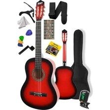 Hakay 36 Inçlik 3/4 Boy Çocuk Gitarı, 8-12 Yaş Arası Için Tuner ve Çanta ile Birlikte