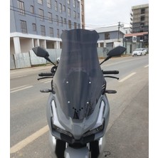 Motocam Kral Arneb 150 Ön Cam 2023-2026 Model 65CM Siyah Renkli 4mm Orta Boylu