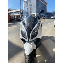Motocam Kymco Downtown 300I Ön Cam 2009-2017 Model 78CM Şeffaf Renkli 4mm Uzun